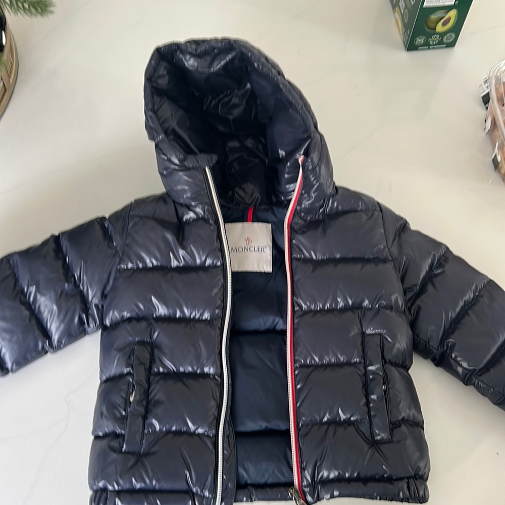 Navy blue toddlers moncler